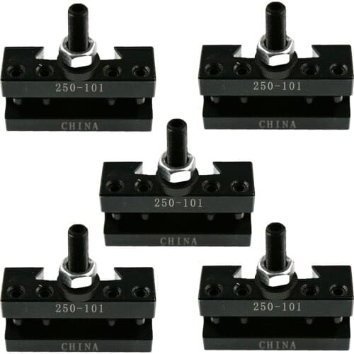 Quick Change Tool Post Turning & Facing Holder For use with AXA tool post 250-101 250-100 or 250-111 5pcs