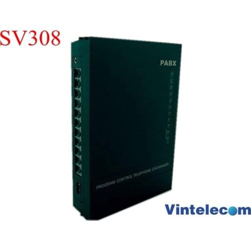Hot sell - VinTelecom MINI PABX / PBX SV308 (3Lines+8ext.) / Telephone Exchanger system