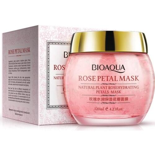 Rose Petals Sleeping Mask Cream No Wash Moisturizing Night Cream Anti Aging Anti Wrinkle Nutrition Face Cream