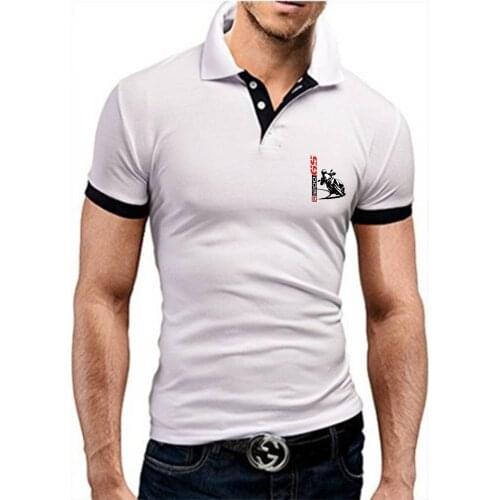 Mens TeeShort-Sleeved Polo shirt S-5XL Youth Breathable Pure Cotton Classic 1200 GS Motorrad Motorcycles Tee Business Casual