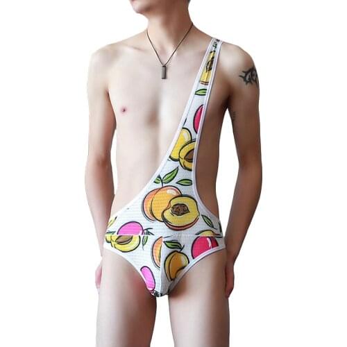 Underwear men underpants printed ropa interior hombre mesh breathable sexy underwear men briefs gay underwear cueca masculina