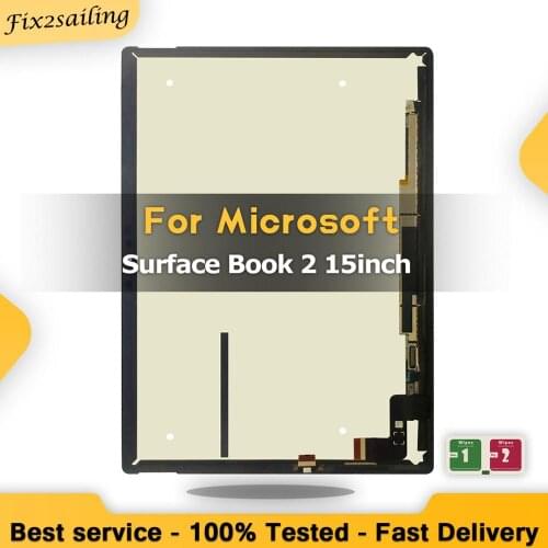 100% New 15" LCD For Microsoft Surface Book 2 LCD Touch Screen Digitizer Assembly 1793 LP150QD1 SPA1 Repair Parts Super Quality