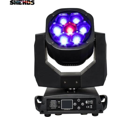 Novelties LED Beam+Wash Big Bees Eyes 7x15W RGBW 4in1 Moving Head LED Quad Dj Light Bowling Centers Dj Disco Laser Light SHEHD