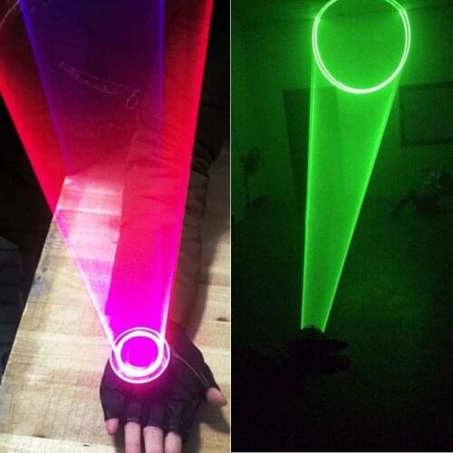 DJ Tunnel Effect Auto Rotating Vortex Laser Glove Fashion Multicolour Laser Vortex Gloves Laser hand light for Dance Party Club