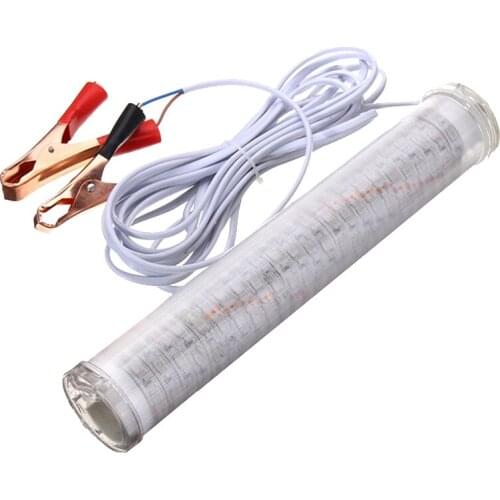 12V Underwater Submersible Fishing Light Night Crappie Green Super Bright 30W Led Shad Squid Boat