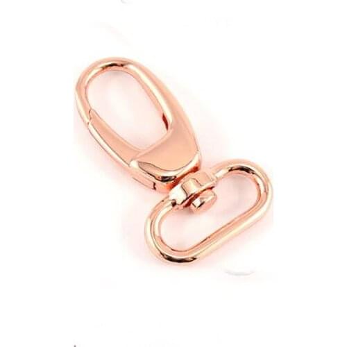 3/4" (20mm) Swivel Snap Hook Rose Gold Finish