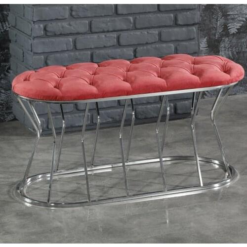 2021 Home Pouf Gold Decorations Hourglass Model Metal New House Stylish Leg Quality High Room Materials Stylish Living Sofa