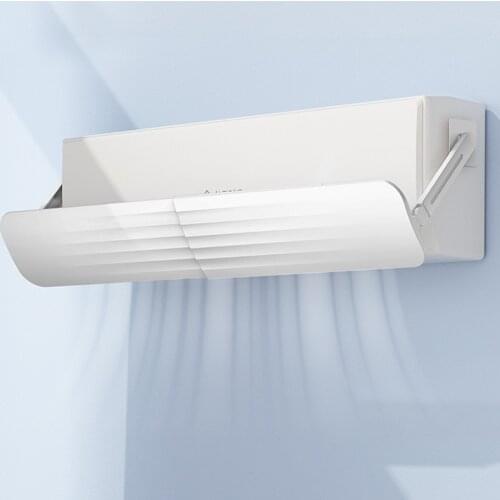 Adjustable Air Conditioner Deflector Telescopic Windshield Confinement Air Deflector for Home SCVD889