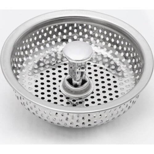 Mesh Kitchen Stainless Steel Sink Strainer Disposer Plug Drain Stopper Filter