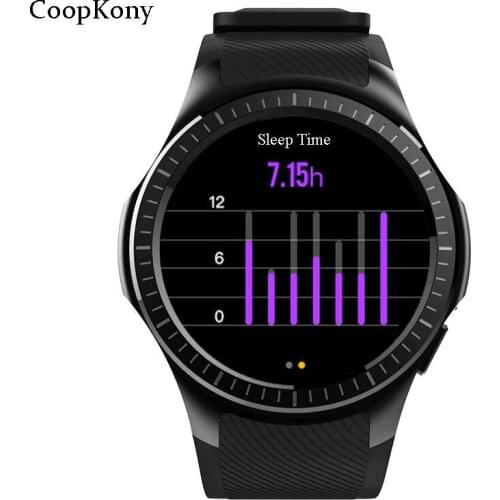 Coopkony GPS Sports Watch Bluetooth 0.3MP Smart Watch SIM TF Heart Rate Monitor Call Message Reminder Multiple Sport Call Answer