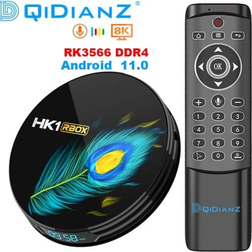HK1 RBOX R3 Android 11.0 Smart TV Box 4GB RAM 32GB/64GB ROM RK3566 Quad Core Media player Set top box HK1RBOX PK H96 MAX