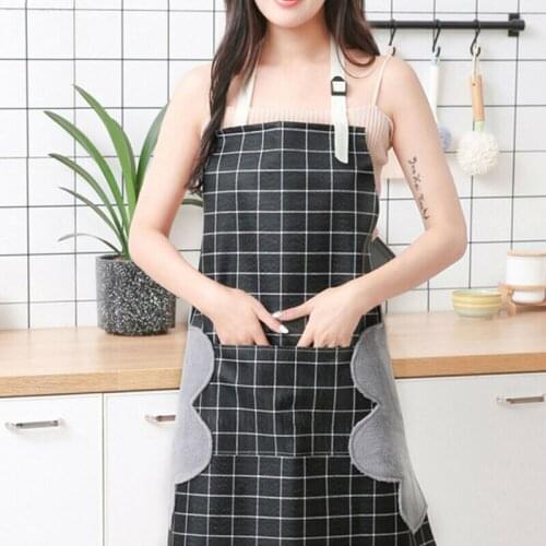 Waterproof Aprons Women Cute Cartoon Apron Kitchen Restaurant Cooking Bib Aprons