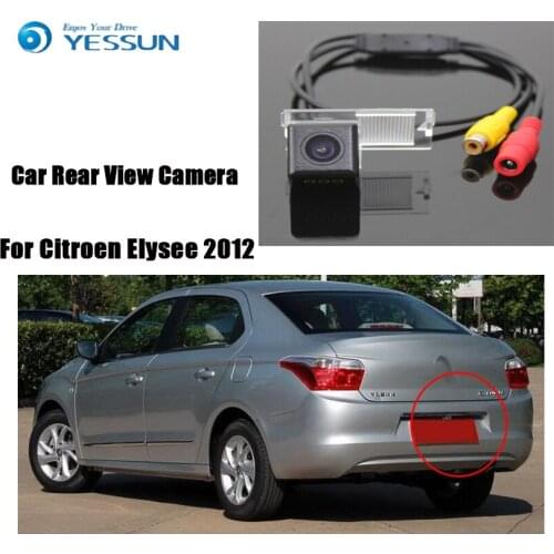 YESSUN For Citroen Elysee 2012 2013 2014 Car Rear View Back Up Reverse Parking high quality Camera Waterproof Night Vision HD