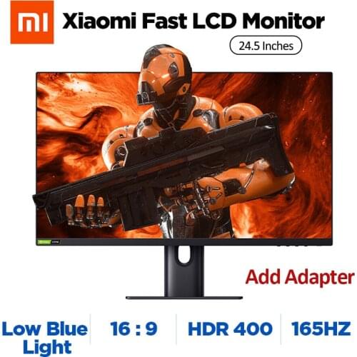 Xiaomi Fast LCD Monitor 24.5 inch 165Hz HDR 400 1920*1080 IPS Panel Support G-SYNC 178° Wide Vision Low Blue Light for E-Sport