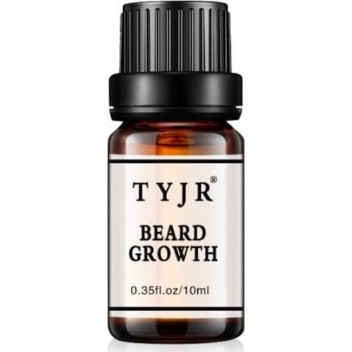 10ML Natural Organic Beard Oil Beard Fast Growth Moisturizing Conditioner TSLM2