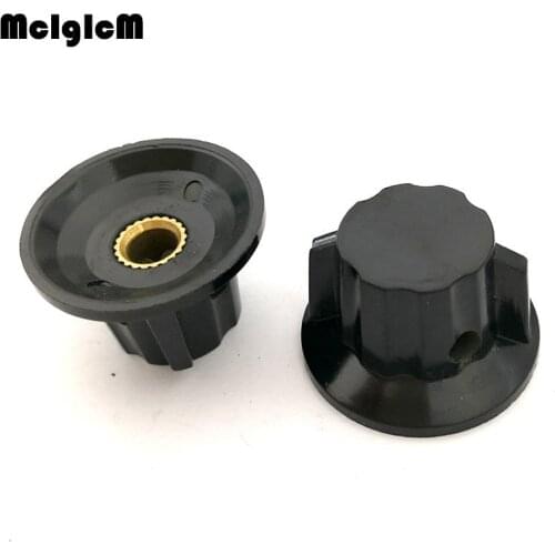 K18-2 100pcs WTH118 WX112 WX111 bakelite knob potentiometer hat copper core 6MM ear hole