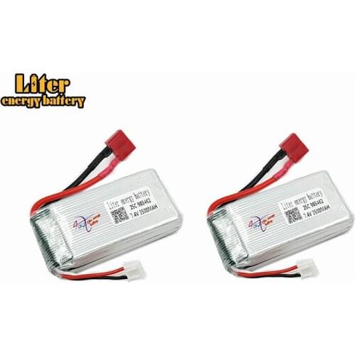 2pcs/set 7.4V 2500mAh 903462 Lipo Battery 12423 12428 For Wltoys 12423 12428 Crawler Car Battery 7.4 V 25c Lithium battery