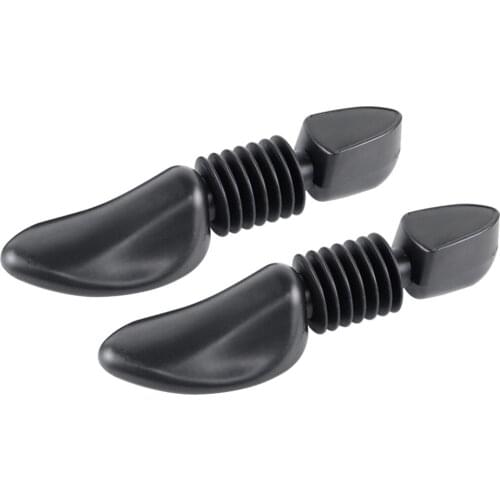 2pcs Practical Shaper Boots Expander Plastic Shoe Stretcher Anti Wrinkle Universal Elastic Spring Home Portable Adjustable