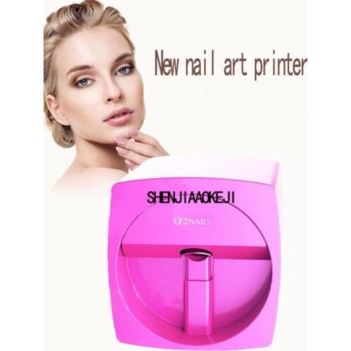 1PC 220V 3D nail paint printer Automatic intelligent nail painting machine photo transmission using mobile phone nail machine