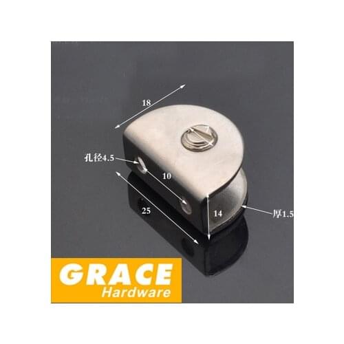 Hardware Fittings Stainless Steel Glass Clip Bracket Glass Bracket Glass Holder Fixed Baffle Plate Clip