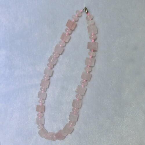 6pcs Natural Stone Roses Quartz Sodalite Beads String Necklace Multicolor Multisection Bead String Energy Necklace Free Shipping