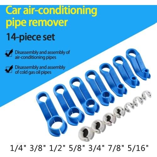 7pcs/set Automobile Fuel Line Disconnect Set Fuel Line Removal Tools Replacement Fuel Line Angled Disconnect Tool Car Tools