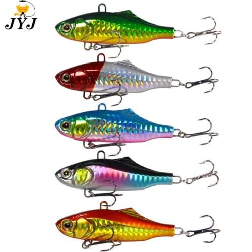 7cm 24g Hard sinking VIB lure bait for deep wobbler sinker bait , lipless Vibration VIB bass fishing isca lure