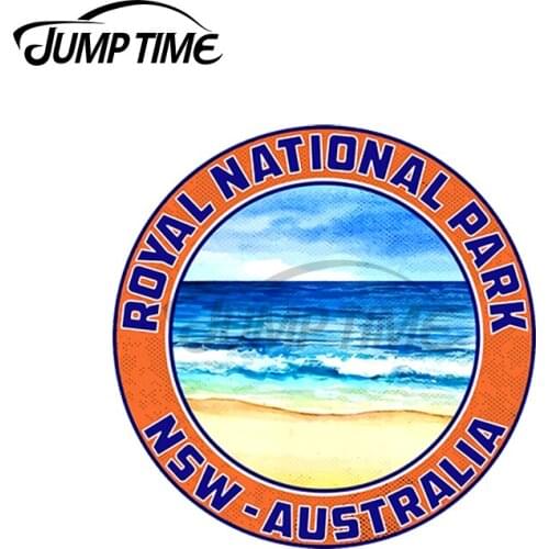 JumpTime 13x13cm Royal National Park New South Wales Australia Vintage Car Stickers Waterproof Creative Decal Refrigerator Decor