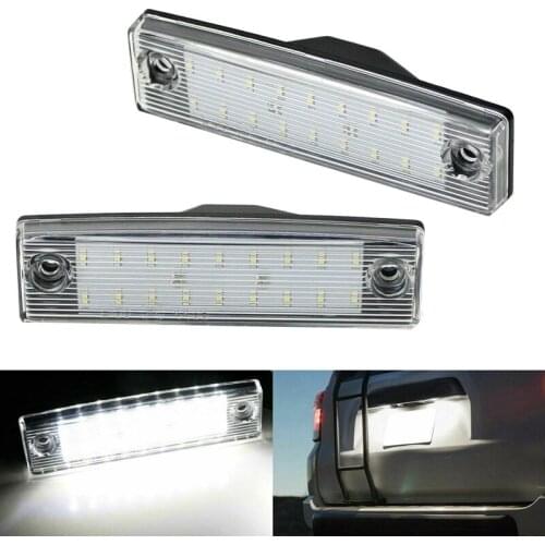 White LED Number License Plate Light Replacement for Toyota 4Runner & Sequoia