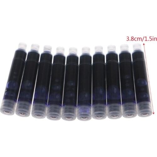 10 Pcs Fountain Pen Ink Cartridge Blue Words Automatic Disappear Saves Paper 53CC
