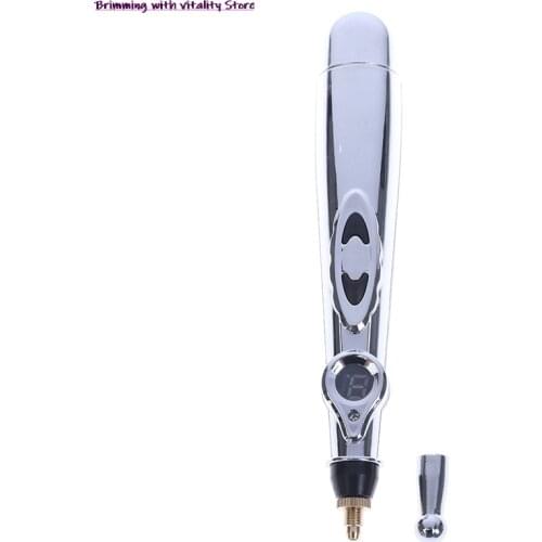 Electric Acupuncture Point Massage Pen Pain Relief Laser Therapy Electronic Meridian Energy Pen Body Head Back Neck Leg Massager