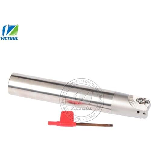 EMRC32-6R32-200-2T indexable End Mill,Milling tool Cutter For Milling Machine,2T Dia 32mm For Inserts