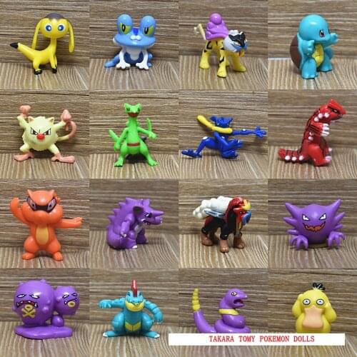 TAKARA TOMY Toys PVC Action Figures 100pcs 150pcs Pokemon Doll Model Toys Children Gifts 5cm