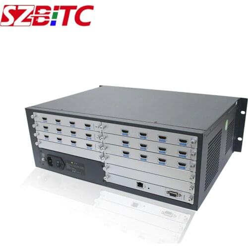 SZBITC Video Wall Controller Splicing Processor 12x12 HD Matrix Slot Card Seamless Switching PIP Roaming For LCD,TV,Displayer