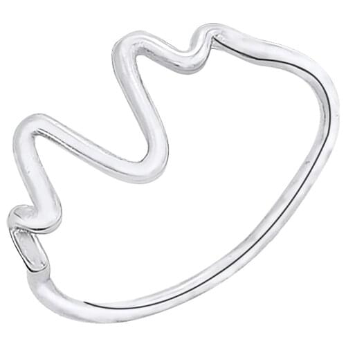 Wholesale Fashion Wave Wedding Rings Jewelry Accessories Gold Silver Color Engagement Rings For Women Best Gift Dropshipping