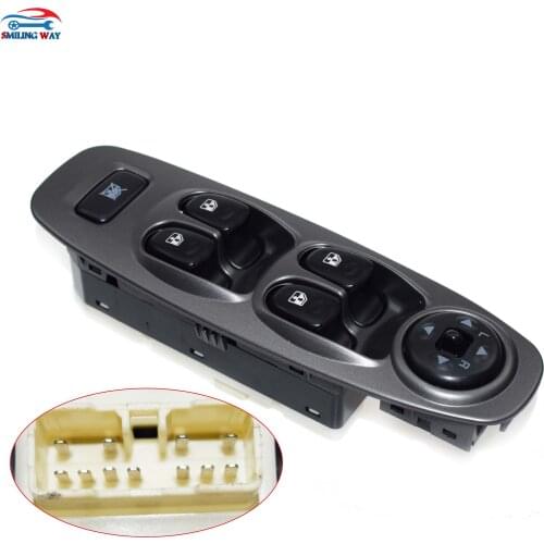 SMILING WAY# 11 pins Front Left Driver Power Window Switch For Hyundai Accent 2000-2005 OE# 93570-25000 , 9357025000