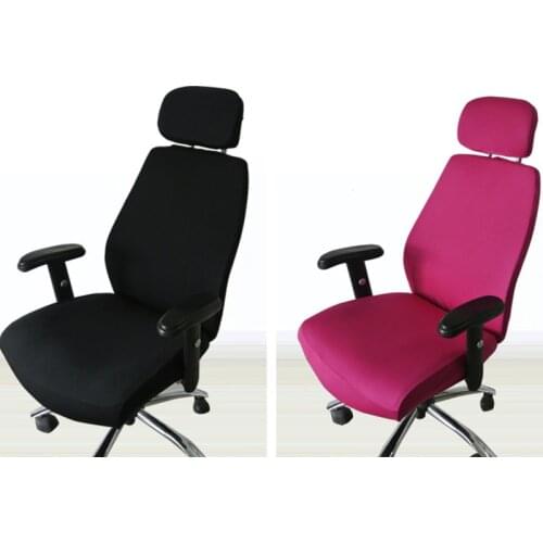 Modern Office Chair Cover Spandex Stretch Seat Cover for Computer Chair Slipcover Elastic Computer Arm Chair Cover Seat Case