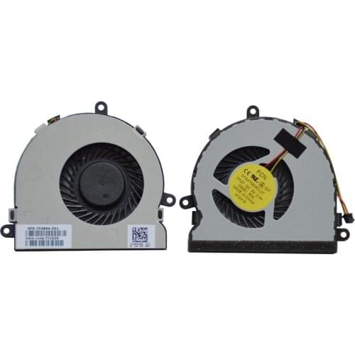 SSEA New original CPU fan for HP 15-G000 15-G100 15-R000 15-R100 Series DFS470805CL0T 753894-001 CPU cooling Fan