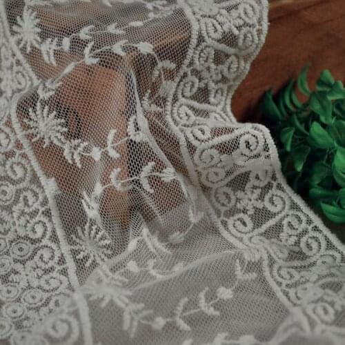 Hot sale lace14 cm high quality circle net cost/material/garment accessories DIY manual lace embroidery X1401