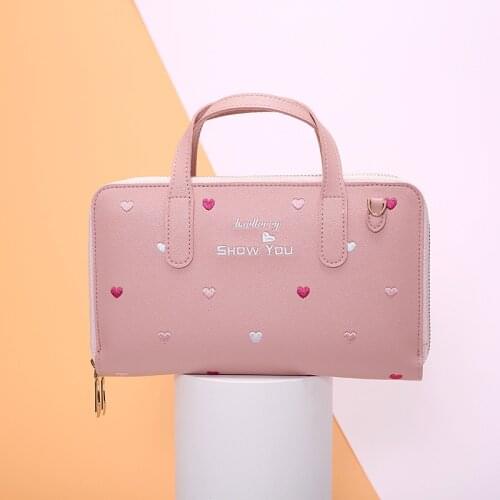 DIKEDAKU baellerry Ladies single shoulder bag 2019 embroidered small square bag with heart multifunction foreign style for women