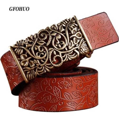 New ceinture female belt hand real leather women strap needle buckle casual style luxury female casual women belts