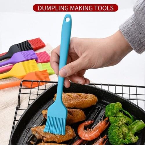 1PC Silicone Brush BBQ Cake Baking Oil Brushes Eco-Friendly Home DIY Cooking Brush for Kitchen Barbecue Tools