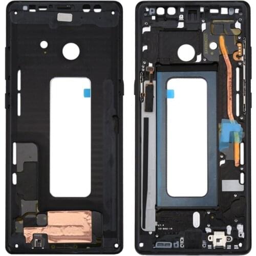 10pcs DHL for Samsung Galaxy Note 8 N950 Middle Frame Midplate Bezel Chassis Housing with Side Button SIM Card Tray Replacement