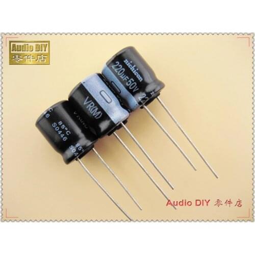 20PCS/100PCS Nichicon VR Series 220uF 50V 50V220UF Electrolytic Capacitor