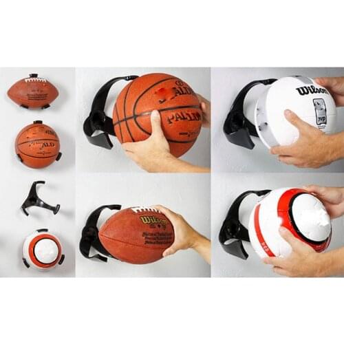 2020 New Plastic Ball Claw Wall Mount Basketball Holder Football Storage Rack Ball Display Bracket Space Saver For Home Decor