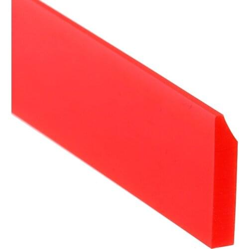 Free Shipping 65A Bevel Head TPU Squeegee Rubber Scraper Sheet For Silk Screen Printing Car Vinyl Film Install Tool Window Clean