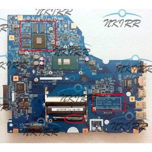 BROOK_SL 14277-1M NBG2C11005 NBG2B11003 NBG2A11002 NBVBR11003 I5-6200U 940M Motherboard for E5-772G E5-773G N15W1 P278 TMP278