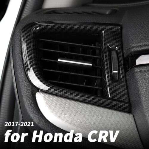 Central control instrument panel air outlet decorative frame modification parts For Honda CRV CR-V 2017 2018 2019 2020 2021