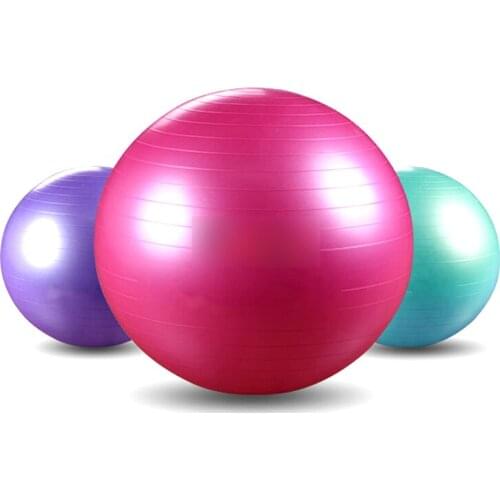 D08 Yoga ball fitness ball pvc balance ball balance pad slimming body thickening yoga ball 65cm