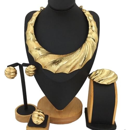 Yuminglai Fashion Luxury Dubai Superior Quality Ladies Beads Jewelry Sets FHK5711